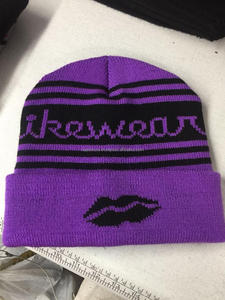Super qualité 100% acrylique hiver chaudement personnalisé bonnet tricoté chapeau Logo personnalisé casquettes bonnet unisexe pour hommes hiver tricoté chapeaux - Product Image 2