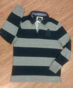 Panel de manga larga de diseño OEM para camiseta Polo Venta al por mayor Compras en línea Tirupur Manga completa Algodón de bambú orgánico Tallas grandes - Product Image 2