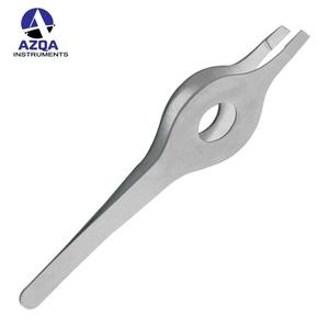 Pince à épiler inclinée en acier inoxydable antistatique avec manche en plastique et conception automatique personnalisée - Product Image 5