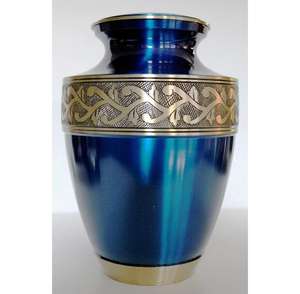 Urnas de cremación de Metal impresas en blanco para cenizas humanas Urnas de entierro masculinas y femeninas adultas para cenizas Urnas de cremación para adultos - Product Image 3