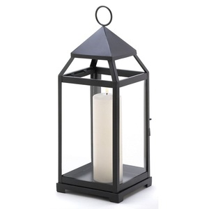 Linterna de metal decorativa hecha a mano niquelada a la venta decoración de eventos de boda Patio decoración de Camping - Product Image 2