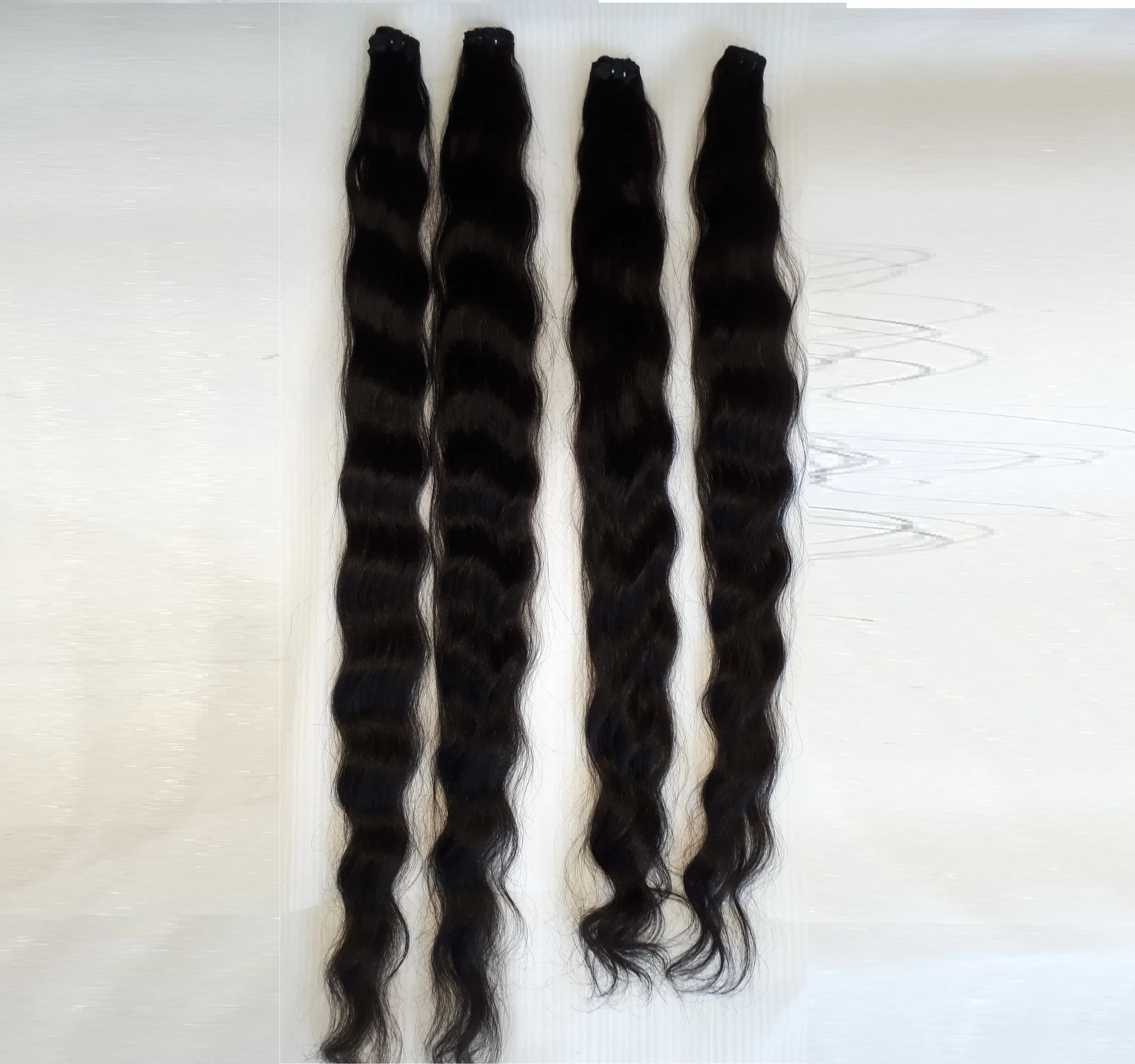 Rambut Panjang Kepang Kamboja, Tekstur Alami 38 "-40"