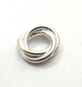 Silver Plated Fancy Shape Jump <b>Ring</b> - Product Image 1