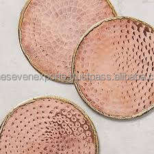 Sous-verres écologiques en cuivre avec logo en relief - Product Image 6