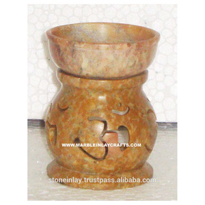 Natural Stone Om Designed Aroma Oil Burners - Product Image 1