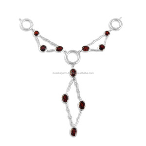 สร้อยคอ925พลอยบุษราคัมสีฟ้า - Product Image 2