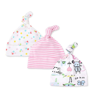 Gorro de bebé 100% de algodón orgánico personalizado, gorro de bebé recién nacido, gorro de bebé unisex - Product Image 1