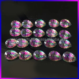 อัญมณีควอตซ์ลึกลับอัญมณีหลวมหลากสีธรรมชาติปรับแต่งเครื่องประดับแฟนซีขายส่งและผู้ผลิต - Product Image 3