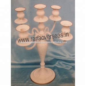 Candelabro de centro de mesa de metal al por mayor de la mejor calidad con cuatro brazos para fiesta de Evento de Festival - Product Image 3