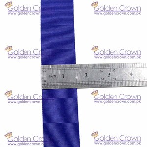 Cinta de medalla masónica azul oscuro | Cinta de medalla personalizada masónica - Product Image 3