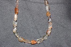 14 "ยาวธรรมชาติทองแดง Rutile เพชรพลอยเหลี่ยมเพชรพลอยรูปร่างเม็ดสำหรับเครื่องประดับทำสร้อยข้อมือสร้อยคอต่างหู - Product Image 6