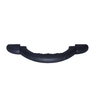 Valise multi-usages noire, valise à roulettes, poignée en plastique solide - Product Image 3