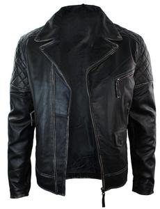Best Reversible Breathable <b>Waterproof</b> <b>Winter</b> Zipper Closure Quilted Lambskin Leather <b>Jacket</b> Men Handmade Genuine Finished Air XS - Product Image 2