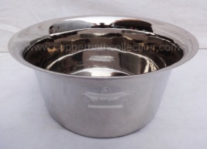 Évier de salle de bains design moderne à un trou Nouveau comptoir en pierre de cuivre nickelé brillant Lavable à la main pour les hôtels et les cuisines - Product Image 3