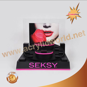 Présentoir cosmétique acrylique rectangulaire personnalisé/support cosmétique présentoir cosmétique - Product Image 1