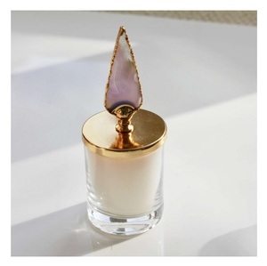 Lampe de thé en Agate, luminaire décoratif pour la maison - Product Image 1