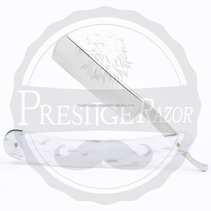 Rasoir de barbier noir à lame unique pour le rasage - Product Image 5