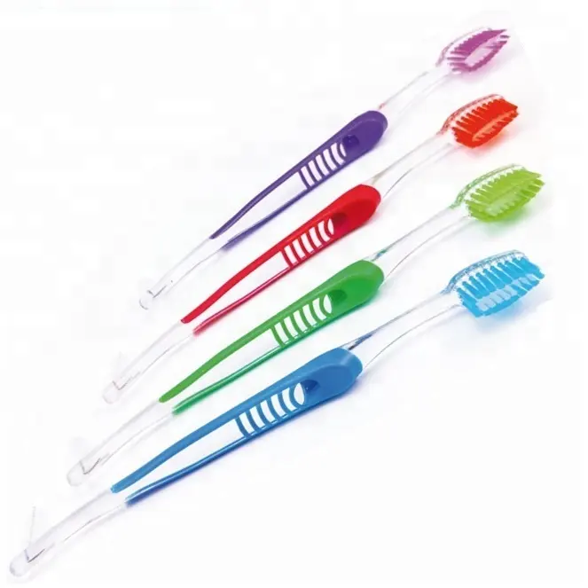 Teenage Dual Ended V-trim Orthodontic Toothbrush