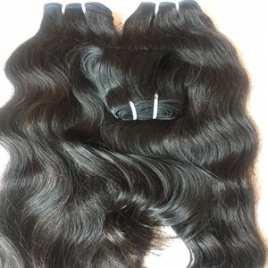 Tissage en lot indien naturel, vierge et brut, cheveux humains et cuticules, vente en gros, 50 pièces - Product Image 4