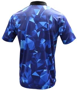 เสื้อโปโลพิมพ์ลายดิจิทัลสำหรับใส่วิ่งและเล่นกีฬาเสื้อถักสำหรับฟิตเนส - Product Image 3