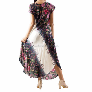 NAPAT verano moda casual manga larga chifón estilo bohemio niñas vestido - Product Image 3