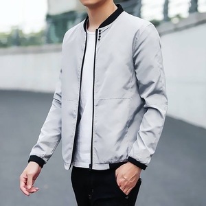 Chaqueta Bomber de Nailon Personalizada al por Mayor con Logotipo Impreso para Hombre - Product Image 4