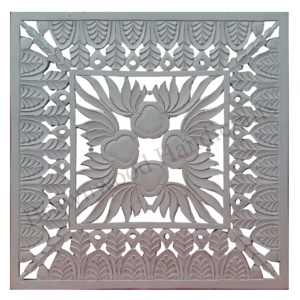 Panel de pared tallado de MDF antiguo gris rústico hermoso colgante de pared para decoración de habitación añadiendo elegancia y encanto a precio barato - Product Image 1
