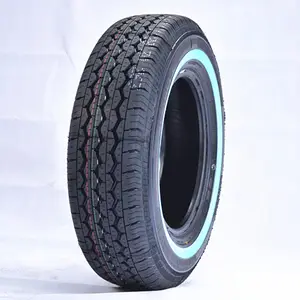 High quality China cheap new car tire white wall tire 185R14C 195R15C 205/75R14C