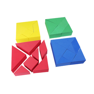 Rompecabezas Tangram de EVA; Bloques de construcción de EVA para juguetes educativos/cuentos de Tangram - Product Image 4