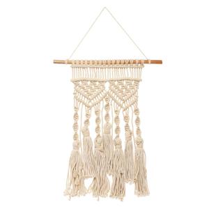 Décoration murale en macramé de qualité supérieure, art mural bohème, rideau en macramé, tapisserie murale - Product Image 1