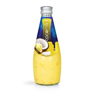 290 ml <b>Glass</b> <b>Bottle</b> Vanilla Flavor Coconut <b>Milk</b> Beverage Manufacturer - Product Image 2