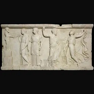 3d Relief Marmer Carving Oude Griekse Kunst Muur Man Standbeeld Sculptuur