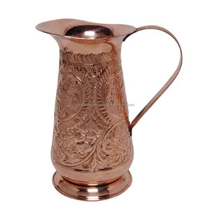 2024 beau design cuivre pichet à eau marteau cruche à eau article à manger hôtel et maison cruche à eau - Product Image 1