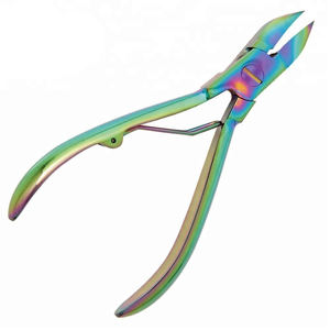 Coupe-ongles en acier inoxydable de haute qualité, coupe-ongles robuste de 5 pouces avec lame incurvée, joint de serrage, ressort en fil métallique - Product Image 4