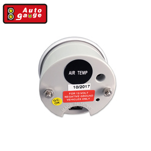 Manomètre à affichage numérique LED bleu, jauge de température d'air, 52mm