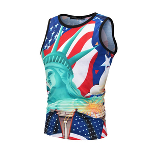 Nuevo diseño para hombre, estampado profesional, ropa informal de verano, camiseta sin mangas para hombre de Viky Industries - Product Image 4