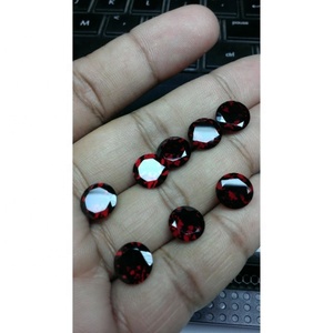 Granate rojo natural de calidad superior 9mm corte redondo 2,75 quilates piedras preciosas sueltas para la fabricación de joyas precio al por mayor M.Y.GEMS - Product Image 5