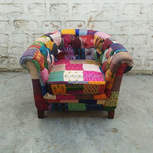 โซฟาห้องนั่งเล่นที่นั่งเดี่ยวแบบทันสมัยชุดเฟอร์นิเจอร์ทำจากผ้าพร้อมมุมสำหรับพื้นที่ใช้สอย - Product Image 6