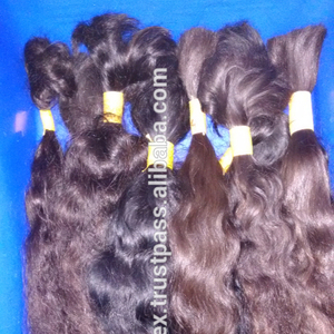 Cabello humano indio crudo alineado con cutícula más vendido 100%, cabello humano ondulado natural sin procesar - Product Image 6