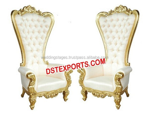 Plata de la boda novia y el novio sillas boda real etapa sillas boda elegante sillas - Product Image 6