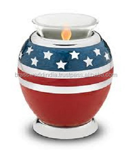 <b>Tea</b> Light Paw Print Cremation <b>Urns</b> By Brassworld India Funeral Supplies - Product Image 6