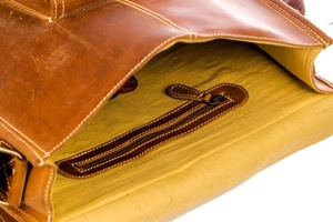 100% Genuine Leather Vintage Brown Crossbody Messenger Satchel <b>Bags</b> Large Capacity Soft Business Work Laptop College <b>Bag</b> For Men - Product Image 3