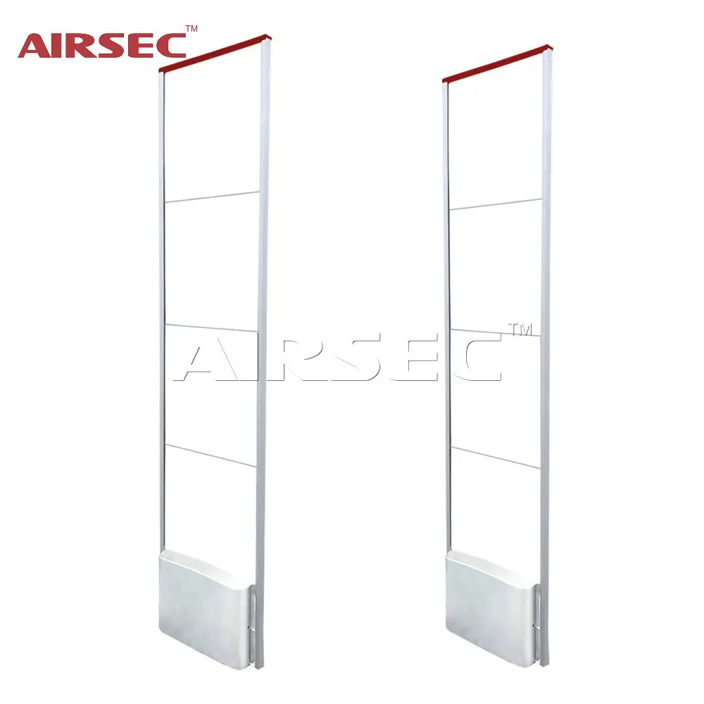 Airsec Retail Shopping Mall Shoplifting Prevention Devices Anti Theft Alarm Sensors 8.2MHz RF Acrylic Gate