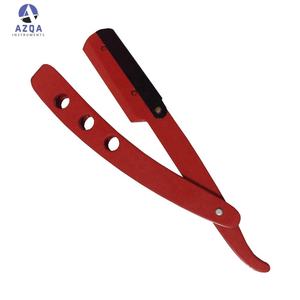 Salon Grade Straight Barber Razor Stainless Steel Shaving Razor with Satinlee Steel Handle for Professional Beard - Product Image 4