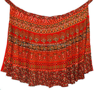 Jupes enveloppantes décontractées en coton indien pour adultes Taille naturelle Maternité et caractéristique antistatique - Product Image 5