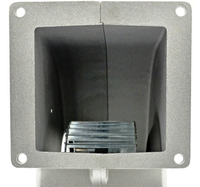 Ventilateur centrifuge à moteur à rotor externe 140x100mm AC 230V pour brûleur à granulés, pales en acier inoxydable, double roulement à billes, thermiquement isolé