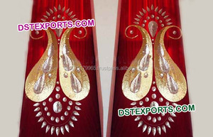 ม่านฉากหลังแต่งงานดูสง่างามฉากหลังแต่งงานสีสันสดใส - Product Image 3