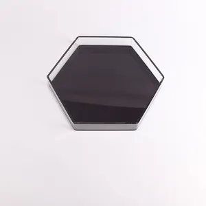 Plexiglass decorative trays custom hexagon mirrored acrylic tray