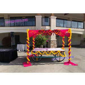 Mariage Rehdi décrochage décoration génial chariot de nourriture disponible pour les mariages mariage indien scène décoration idées USA - Product Image 1