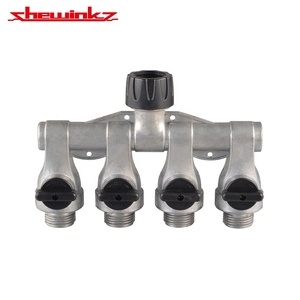 ข้อต่อท่อประปาสำหรับสวนข้อต่อท่อร่วม3/4 "ทางเข้า x 4เต้าเสียบปิดท่อประปา - Product Image 2